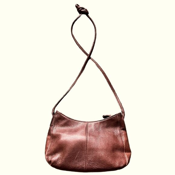 Fossil Brown Leather Mini Crossbody Bag - Picture 2 of 15